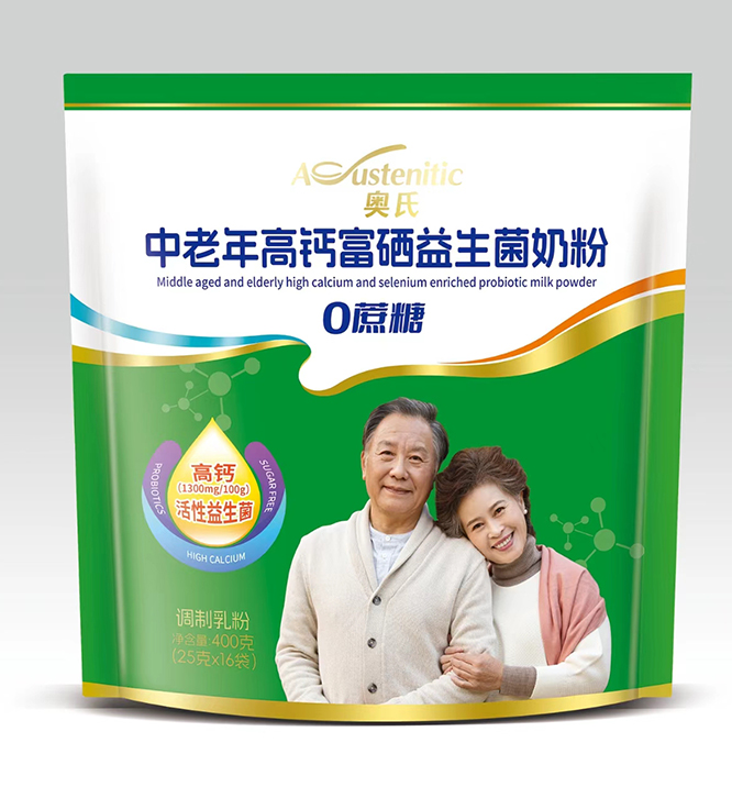 400克中老年高钙富硒益生菌奶粉